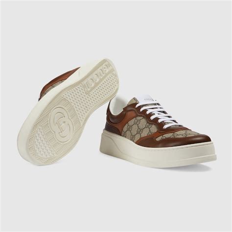 Men's GG trainer in Brown Beige GG Canvas 